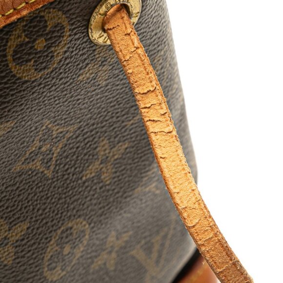 LOUIS VUITTON Brown Monogram Leather Noe Bag - Picture 6 of 10